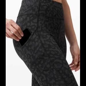 Lululemon Invigorate High-Rise Tight 25" Formation Camo Deep Coal Multi